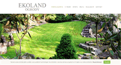 Desktop Screenshot of ekoland-ogrody.pl